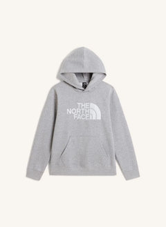 The North Face - Essential Drew Peak Sudadera con Capucha | Gris Melange