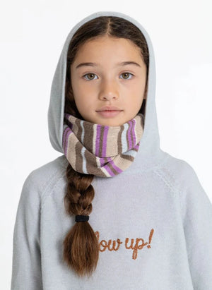 Smallable Kid - Bufanda de Lana Rayas Ninon | Rosa