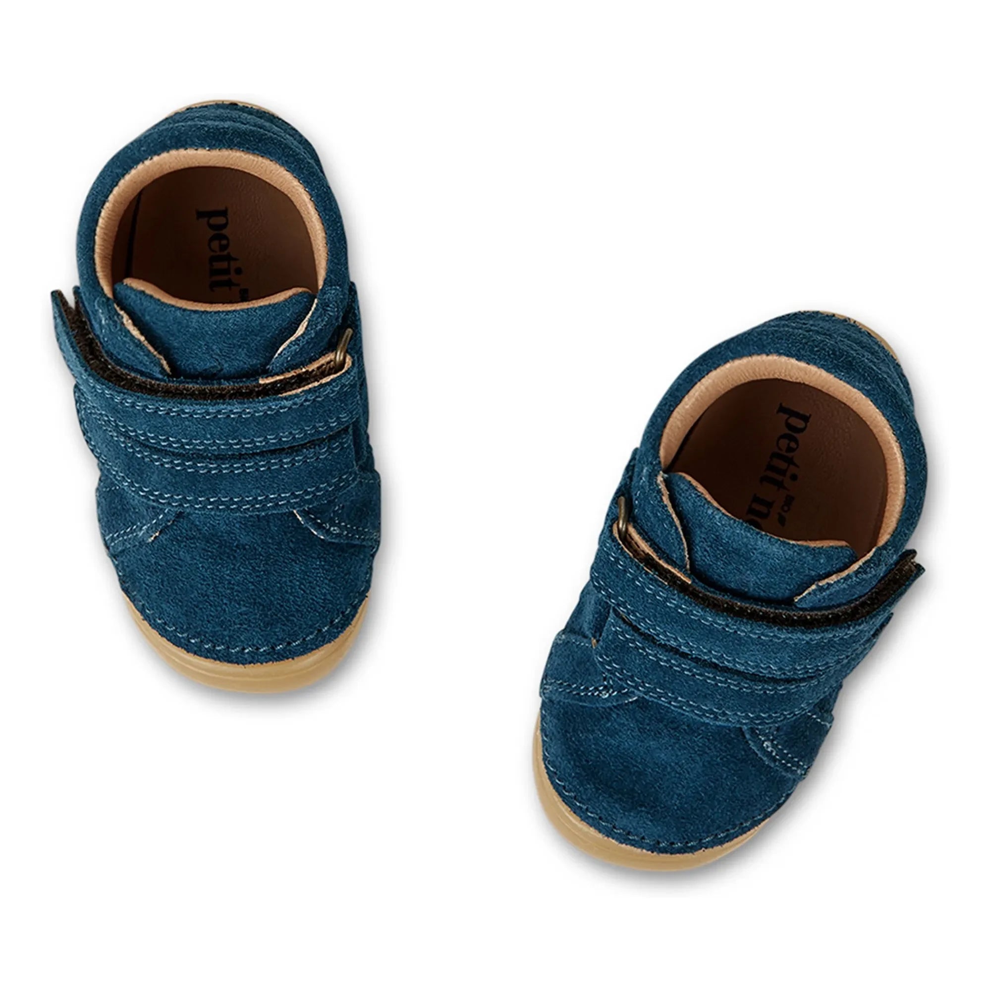 Petit Nord - Zapatilla deportiva Mini Bot con scratch en el tobillo | Azul