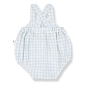 1+ in the family - Patras Vichy Seersucker mono | Azul claro