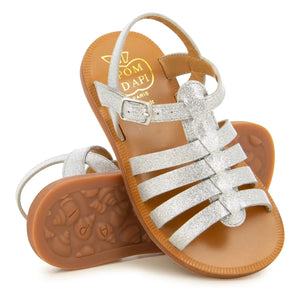 Pom d'Api - Sandalias de tiras Plagette | Plata