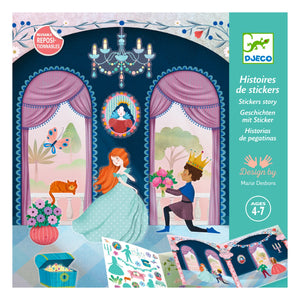 Djeco - Pegatinas La vida en el castillo