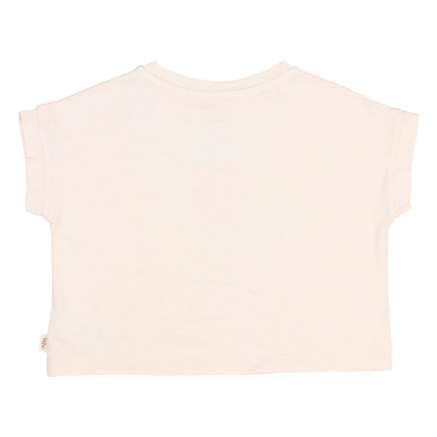 Búho - Camiseta de algodón orgánico Çilek | Rosa pálido