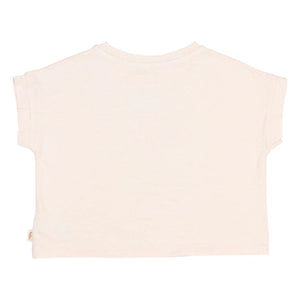 Búho - Camiseta de algodón orgánico Çilek | Rosa pálido