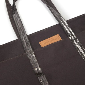 Vanessa Bruno - Bolso tote con cremallera L | Gris carbón