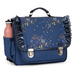 Caramel & Cie - Bolso bandolera con volantes Stella | Azul marino