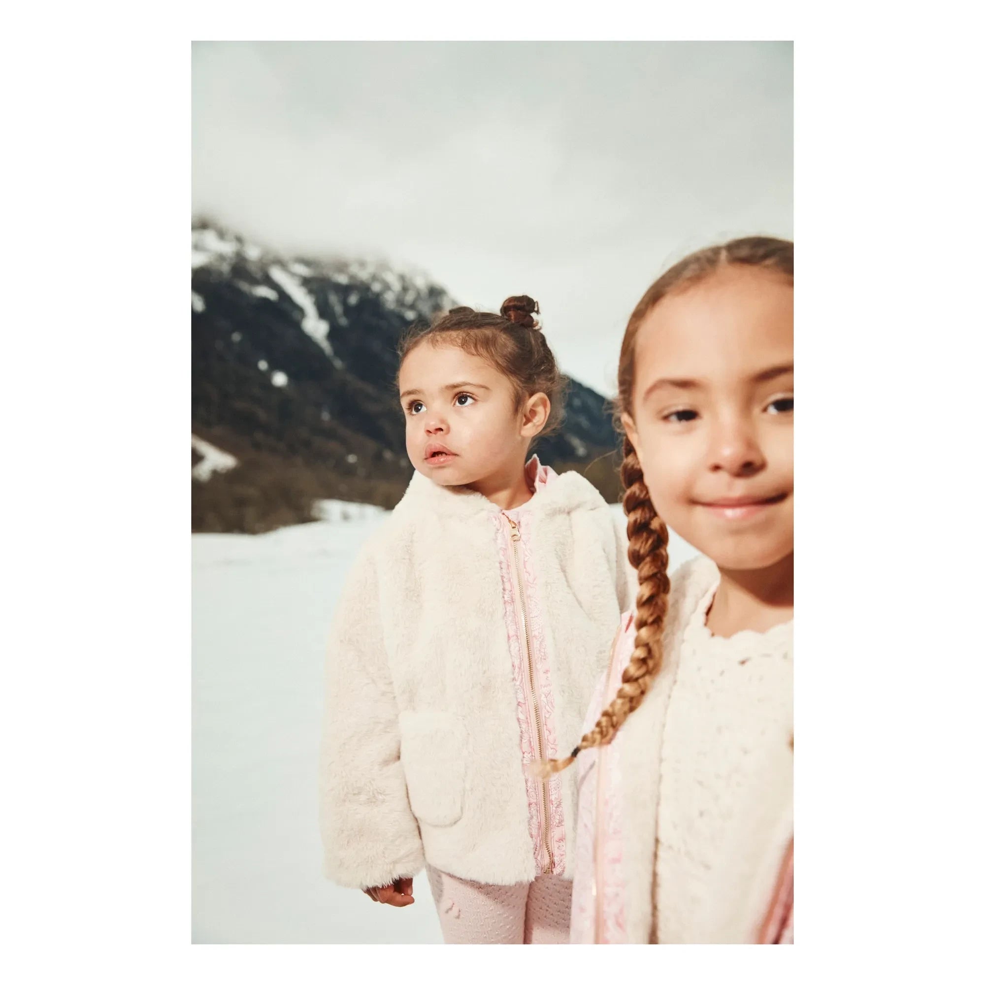 Louise Misha - Abrigo de piel sintética reversible Felvet | Rosa