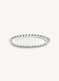 Serax - Plato de Servicio Charly a Rayas | Verde