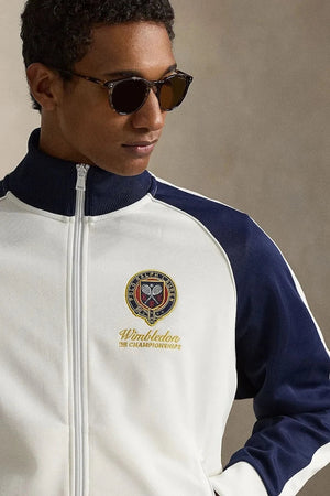 Sudadera de hombre de algodón con cremallera Polo Ralph Lauren Wimbledon