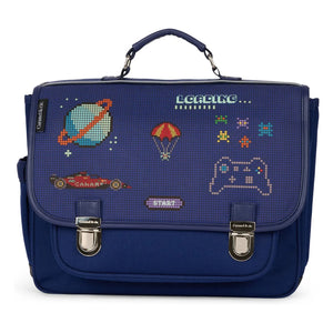 Caramel & Cie - Bolso Pixel Art | Azul marino