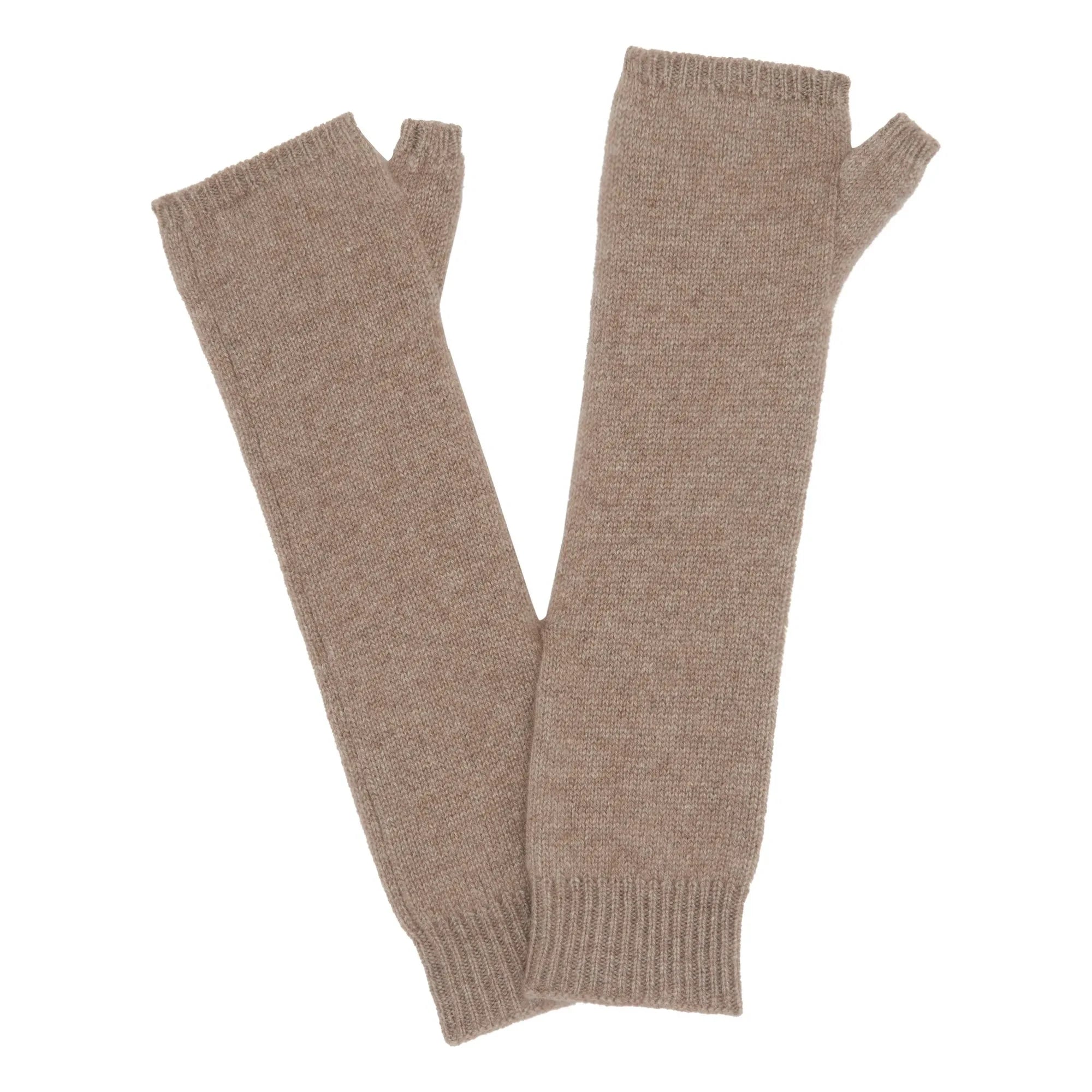 Kujten - Guantes de cachemira Sochi | Marrón topo