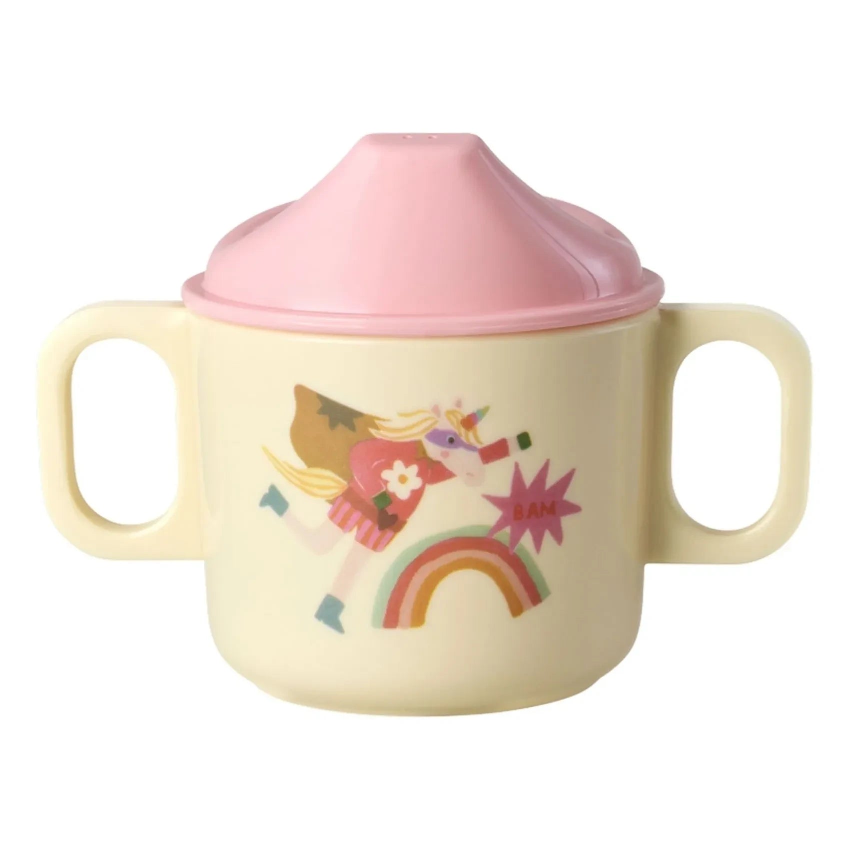 Rice - Vaso de aprendizaje Hero | Rosa