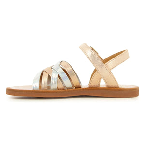 Pom d'Api - Sandalias Plagette Lux | Oro Rosa