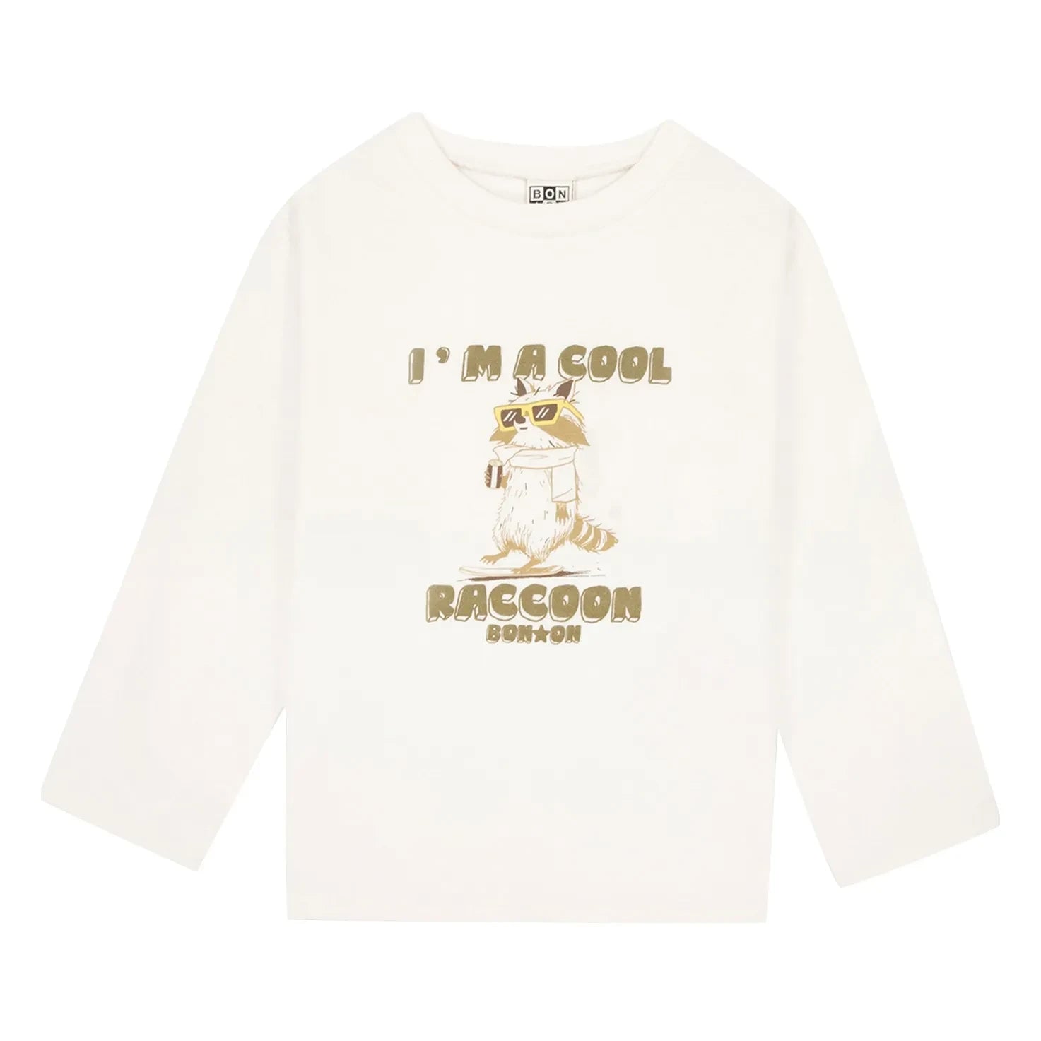 Bonton - Taxo Mapache Camiseta | Ecru