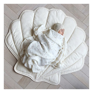 Cam Cam - Alfombra de juego Shell | Blanco roto