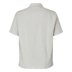 Samsoe Samsoe - Camisa de algodón de manga corta Avan JX | Gris claro