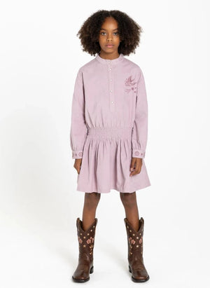 Hundred Pieces - Enoha Stars Vestido | Rosa empolvado