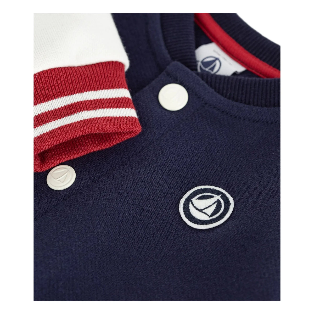 Petit Bateau - Chaqueta Teddy de Algodón Orgánico | Azul noche