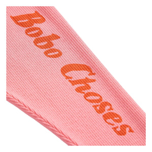 Bobo Choses - Legging Acanalado Bobo Choses Algodón Orgánico | Rosa