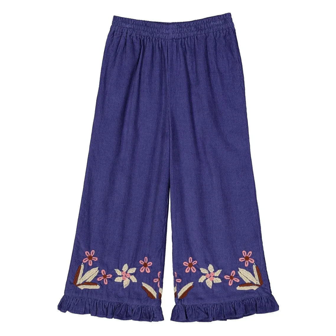 Hola, Simone - Pantalón de pana Malika bordado | Mavi