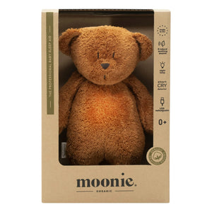 Moonie - Oso de peluche musical y luz nocturna Caramel