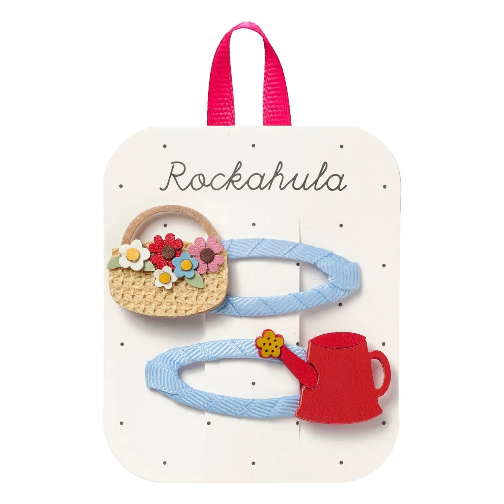 Rockahula Kids - Set de 2 pinzas para el pelo de jardín | Azul claro