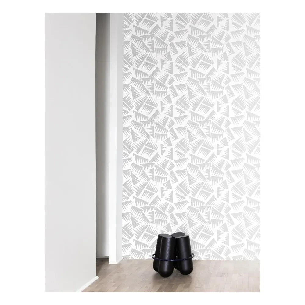 La Chance - Papel pintado Jer, Jacques Emile Ruhlmann, 2016 | Gris