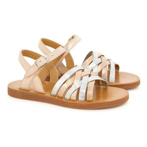 Pom d'Api - Sandalias Plagette Lux | Oro Rosa