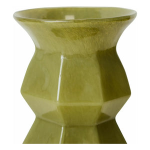 HKliving - Jarrón de cristal silueta | Verde