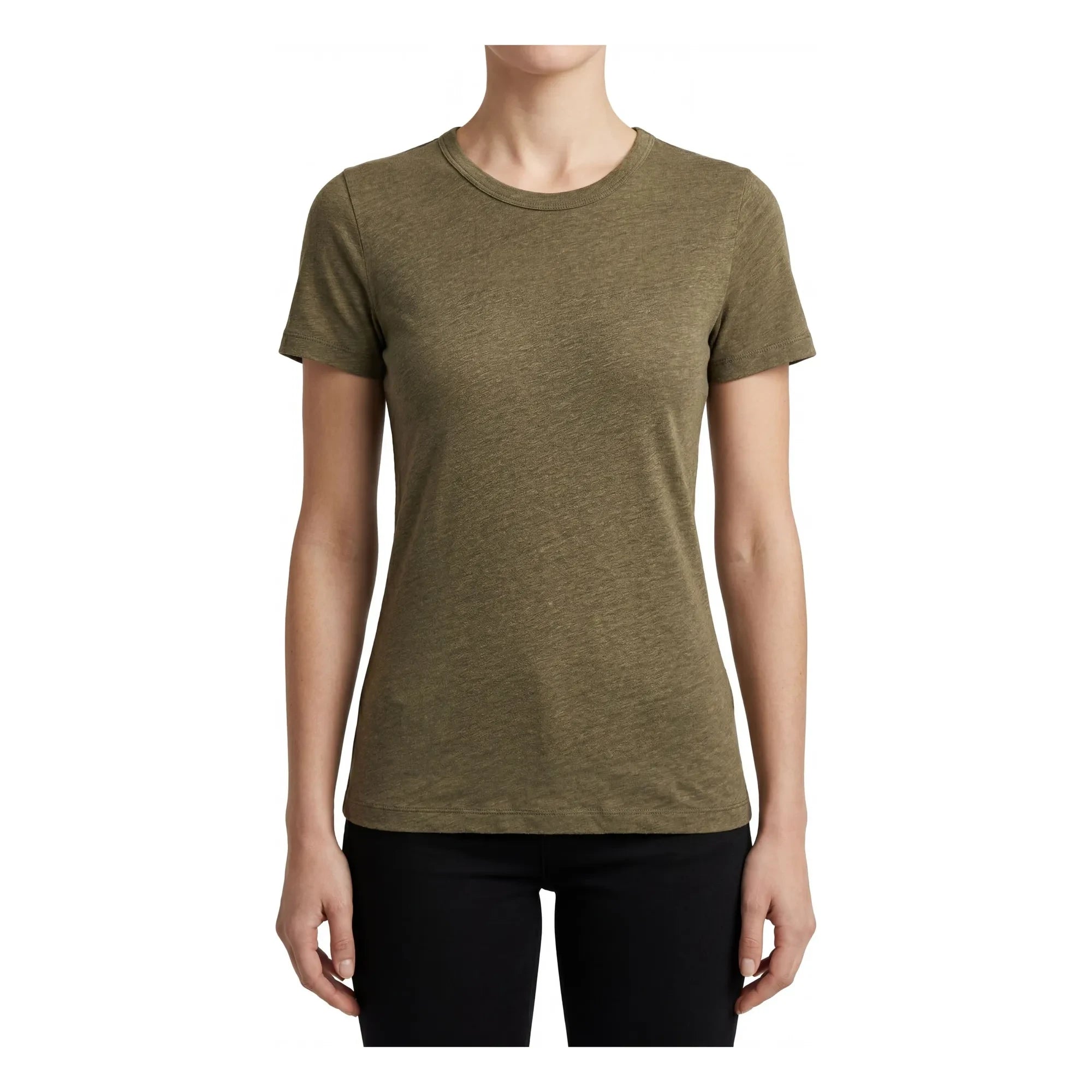 Hod - Camiseta de Lino Miami | Caqui