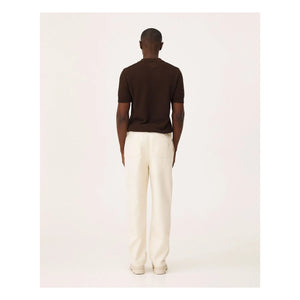Noyoco - Polo de algodón orgánico Haring | Marrón oscuro