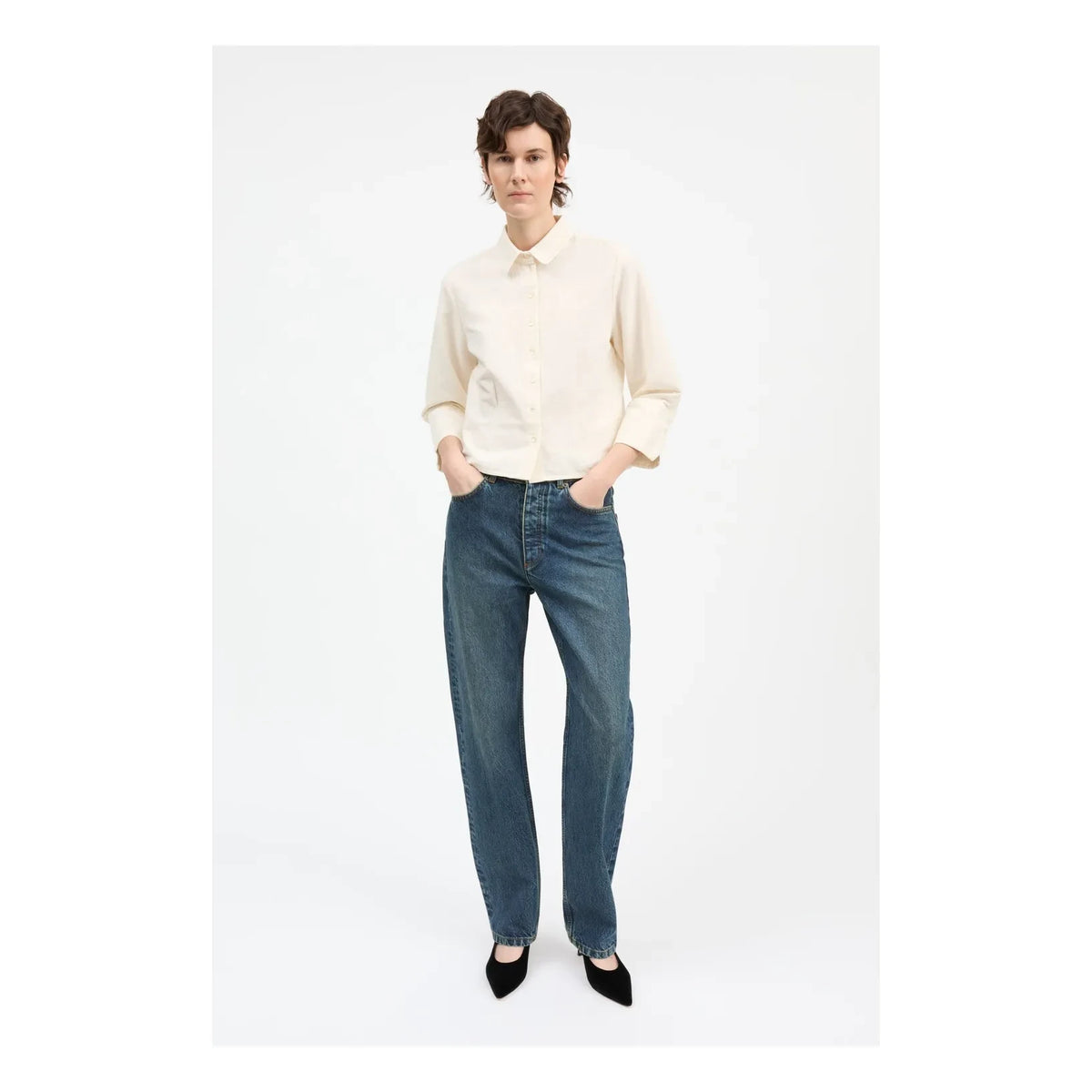 Skall Studio - Vaqueros de algodón orgánico | Azul
