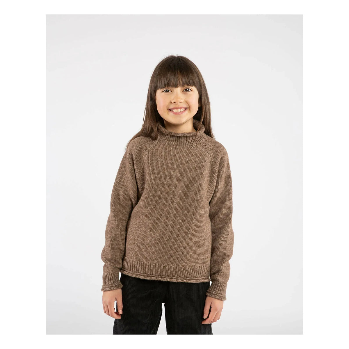 Matona - Jersey de lana raglán | Marrón