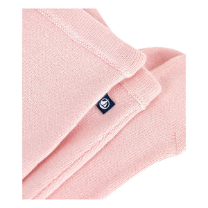 Petit Bateau - Mallas con pies de malla de lana | Rosa