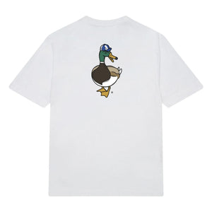 Edmmond Studios - Camiseta de algodón orgánico Duck Recreation | Blanco