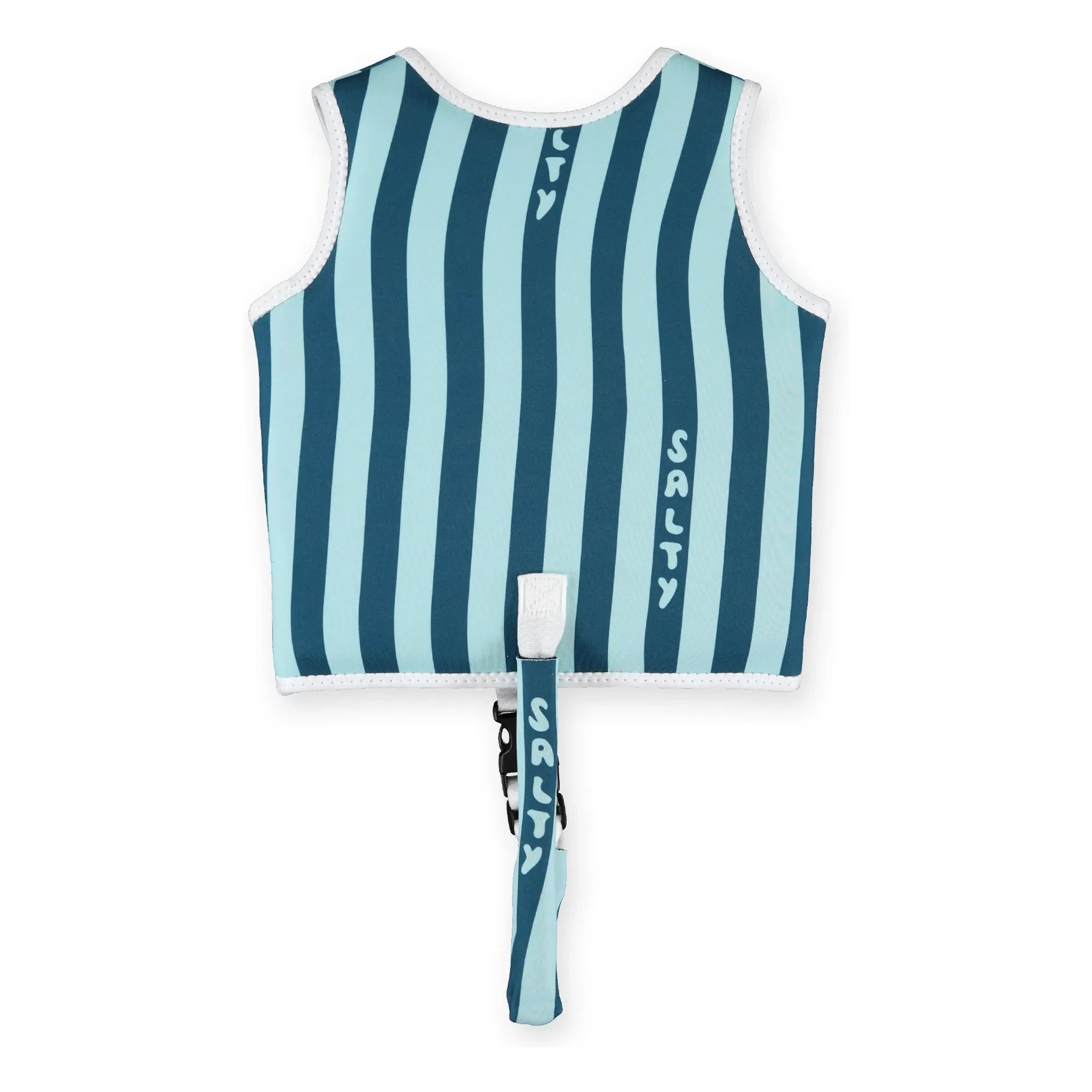 Beach & Bandits - Chaleco de natación Salty Stripes Fibras recicladas | Azul marino