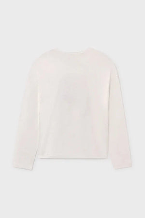 Mayoral Blusa de Algodón de Manga Larga