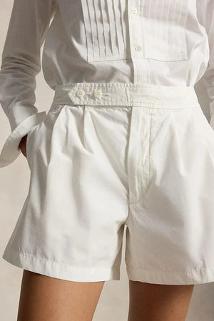 Polo Ralph Lauren elegantes pantalones cortos de algodón para mujer COTTON POPLIN-WVN-SHORTS