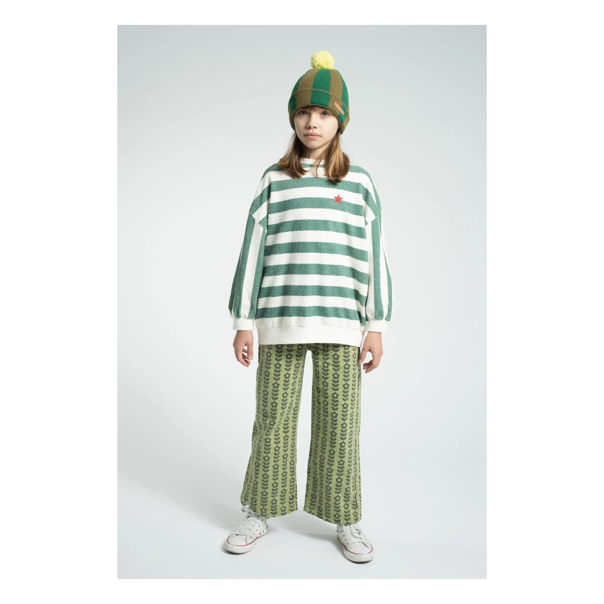 Piupiuchick - Gorro de Rayas | Verde