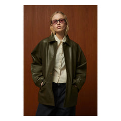 BELLEPIECE - Parker Deri Ceket | Bronz