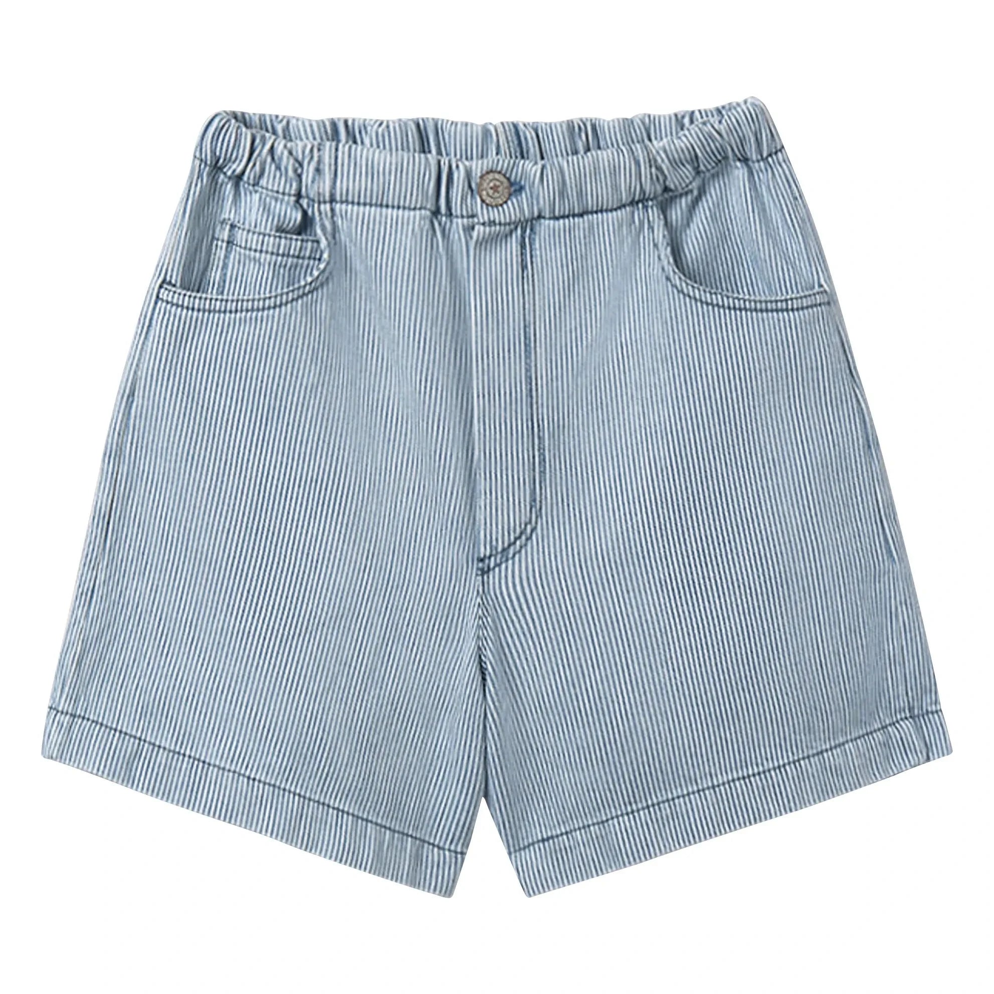 Cozmo - Bermudas a rayas de cedro | Azul claro