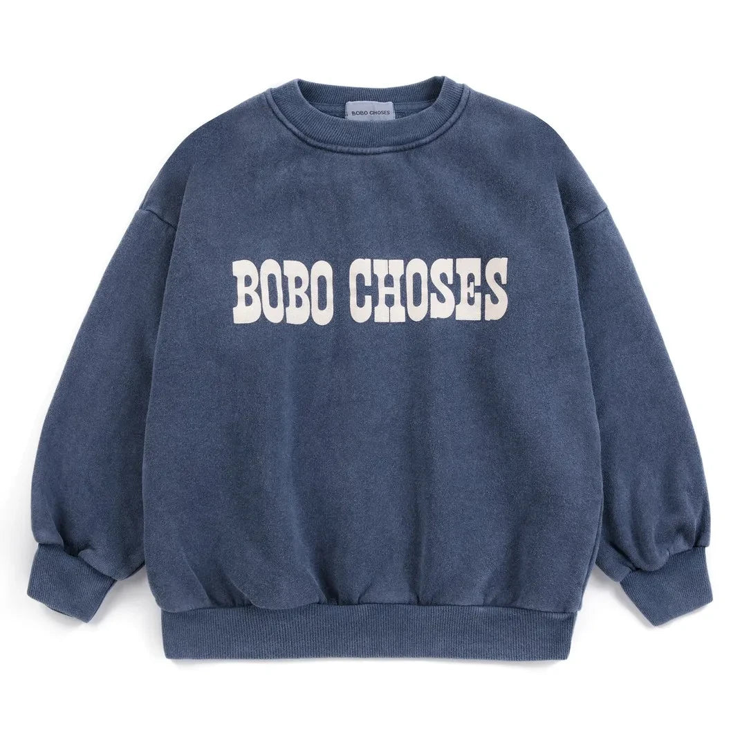 Bobo Choses - Sudadera Bobo Choses de algodón orgánico | Azul oscuro