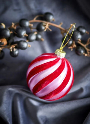 Bloomingville - Adornos Navideños Sayla - Set de 2 | Rojo
