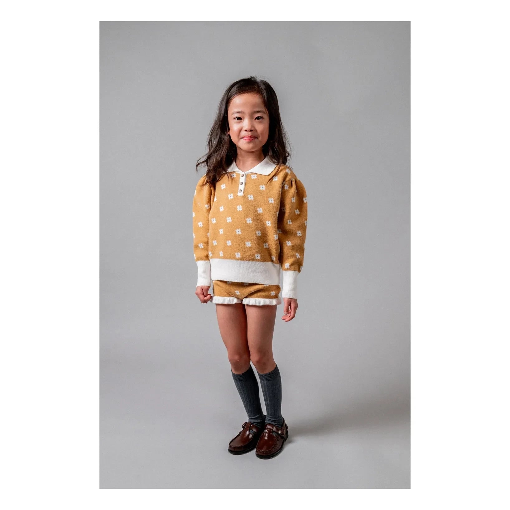 birinit - Short con Estampado Floral | Mostaza