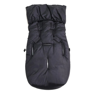 Kaiser - Saco universal para silla de paseo Sherpa Fleece Hoody 2.0 | Negro