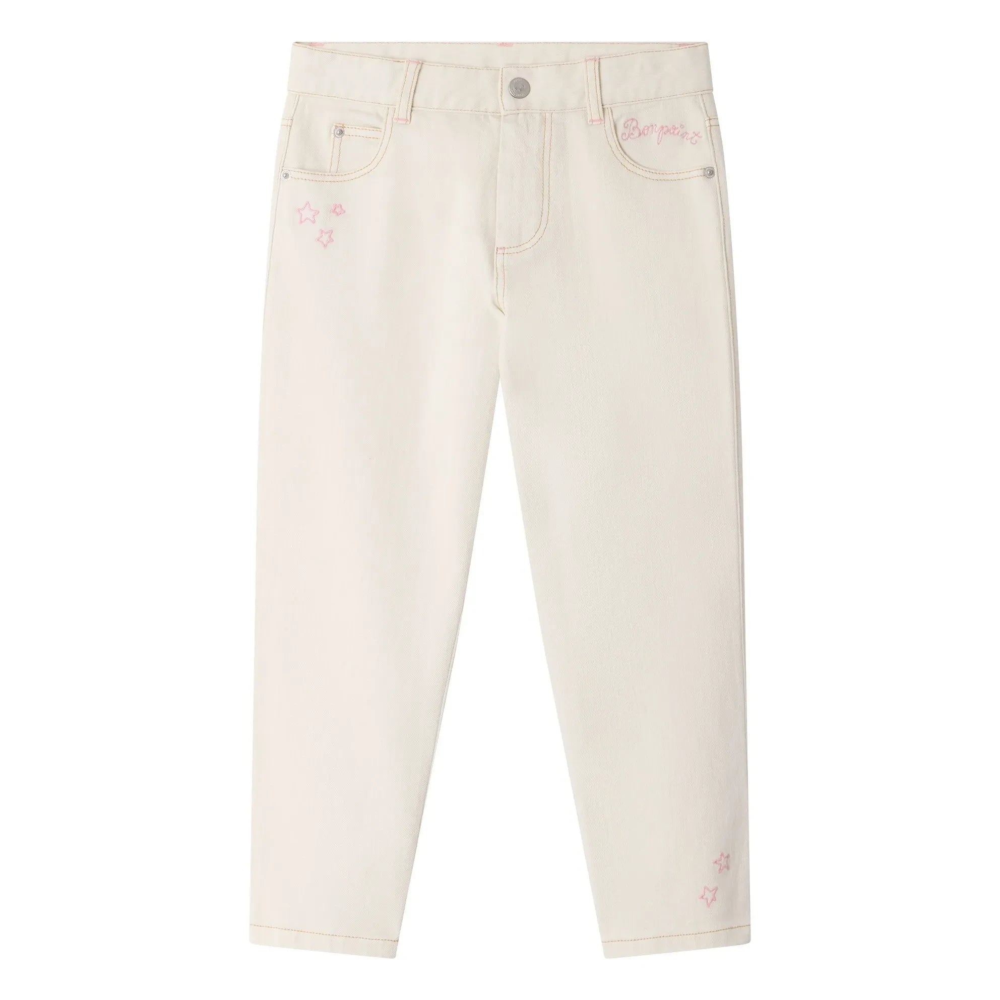 Bonpoint - Pantalón Eloha de algodón orgánico | Crudo