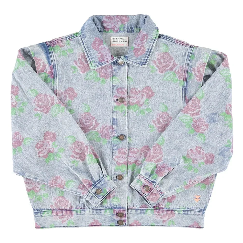Sisters Department - Chaqueta Flower Cotton | Azul Claro