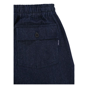 Kappy - Pantalones a rayas de denim desgastado | Índigo