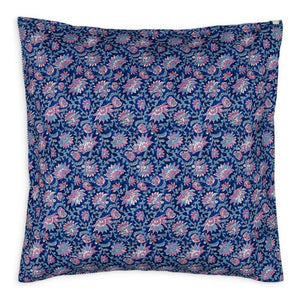 Louise Misha - Funda de almohada Valerie, algodón orgánico | Azul oscuro