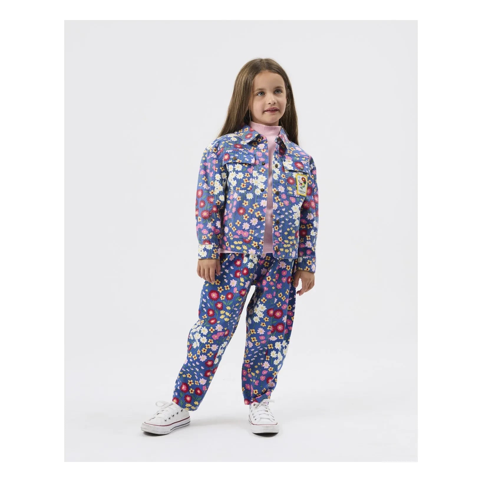 Goldie + Ace - Chaqueta vaquera floral | Azul
